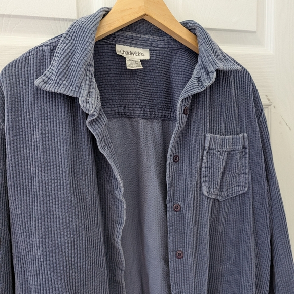 Vintage Ribbed Button Down - Picture 2 of 4